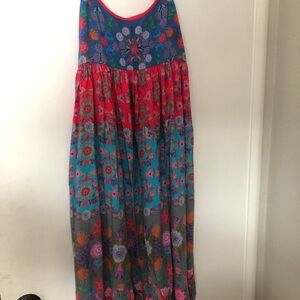 Natural Life Gigi Dress Size Small Multicolor Floral Design Flowy Comfortable